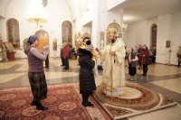 24-В канун праздника святого апостола Андрея Первозванного епископ Амфилохий совершил всенощное бдение в кафедральном соборе города Усть-Каменогорска