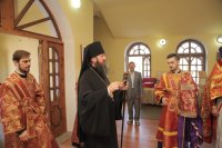 7-Архипастырский визит в город Риддер. Божественная Литургия в Свято-Никольском храме