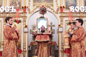 Великая Пасхальная вечерня в Андреевском кафедральном соборе