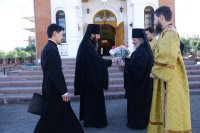 5-Служение епископа Амфилохия в Неделю 6-ю по Пятидесятнице в Андреевском кафедральном Соборе