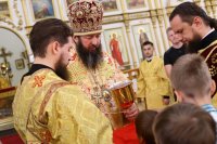 48-Служение епископа Амфилохия в Неделю 6-ю по Пятидесятнице в Андреевском кафедральном Соборе