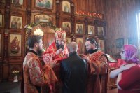 21-В Светлый Понедельник епископ Амфилохий совершил Божественную Литургию в Покровском храме города Усть-Каменогорска