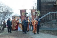 31-В Светлый Понедельник епископ Амфилохий совершил Божественную Литургию в Покровском храме города Усть-Каменогорска