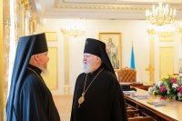 3-Епископ Усть-Каменогорский и Семипалатинский Амфилохий принял участие в заседании Синода Митрополичьего округа Русской Православной Церкви в Республике Казахстан