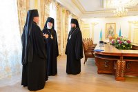 4-Епископ Усть-Каменогорский и Семипалатинский Амфилохий принял участие в заседании Синода Митрополичьего округа Русской Православной Церкви в Республике Казахстан