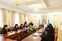 7-Епископ Усть-Каменогорский и Семипалатинский Амфилохий принял участие в заседании Синода Митрополичьего округа Русской Православной Церкви в Республике Казахстан