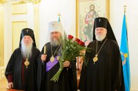 13-Епископ Усть-Каменогорский и Семипалатинский Амфилохий принял участие в заседании Синода Митрополичьего округа Русской Православной Церкви в Республике Казахстан