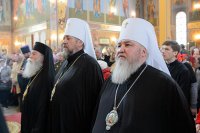 8-Епископ Усть-Каменогорский и Семипалатинский Амфилохий принял участие в торжествах, начавшихся в Астане по случаю 145-летия основания Туркестанской епархии и принесения в главный храм страны мироточивой иконы Божией Матери "Умягчение злых сердец"