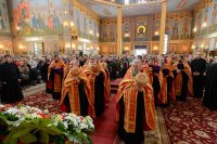 23-Епископ Усть-Каменогорский и Семипалатинский Амфилохий принял участие в торжествах, начавшихся в Астане по случаю 145-летия основания Туркестанской епархии и принесения в главный храм страны мироточивой иконы Божией Матери "Умягчение злых сердец"