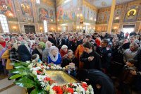 30-Епископ Усть-Каменогорский и Семипалатинский Амфилохий принял участие в торжествах, начавшихся в Астане по случаю 145-летия основания Туркестанской епархии и принесения в главный храм страны мироточивой иконы Божией Матери "Умягчение злых сердец"