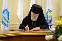 5-Управляющий Усть-Каменогорской и Семипалатинской епархией принял участие в работе первого в 2017 году заседания Синода Митрополичьего округа Русской Православной Церкви в Республике Казахстан