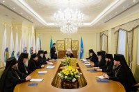 10-Управляющий Усть-Каменогорской и Семипалатинской епархией принял участие в работе первого в 2017 году заседания Синода Митрополичьего округа Русской Православной Церкви в Республике Казахстан