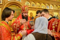 26-Епископ Амфилохий принял участие в торжествах в честь мученицы Агафии Панормской - небесной заступницы от землетрясений и стихийных бедствий