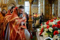 37-Епископ Амфилохий принял участие в торжествах в честь мученицы Агафии Панормской - небесной заступницы от землетрясений и стихийных бедствий