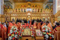 40-Епископ Амфилохий принял участие в торжествах в честь мученицы Агафии Панормской - небесной заступницы от землетрясений и стихийных бедствий