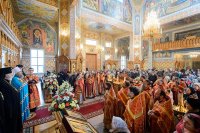 42-Епископ Амфилохий принял участие в торжествах в честь мученицы Агафии Панормской - небесной заступницы от землетрясений и стихийных бедствий