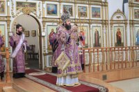 1-Служение епископа Амфилохия в канун Крестопоклонной Недели Великого поста