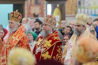 5-В Успенском соборе Казахстанской столицы епископ Амфилохий сослужил Главе Митрополичьего округа за Божественной Литургией в память 145-летия учреждения Туркестанской епархии