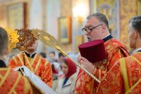 23-В Успенском соборе Казахстанской столицы епископ Амфилохий сослужил Главе Митрополичьего округа за Божественной Литургией в память 145-летия учреждения Туркестанской епархии