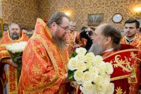 41-В Успенском соборе Казахстанской столицы епископ Амфилохий сослужил Главе Митрополичьего округа за Божественной Литургией в память 145-летия учреждения Туркестанской епархии