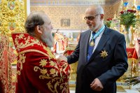 44-В Успенском соборе Казахстанской столицы епископ Амфилохий сослужил Главе Митрополичьего округа за Божественной Литургией в память 145-летия учреждения Туркестанской епархии