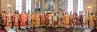 46-В Успенском соборе Казахстанской столицы епископ Амфилохий сослужил Главе Митрополичьего округа за Божественной Литургией в память 145-летия учреждения Туркестанской епархии