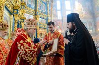61-В Успенском соборе Казахстанской столицы епископ Амфилохий сослужил Главе Митрополичьего округа за Божественной Литургией в память 145-летия учреждения Туркестанской епархии