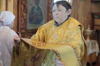 19-Собор всех святых, в земле Российской просиявших. Божественная Литургия в Свято-Покровском храме города Усть-Каменогорска