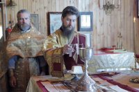 26-Собор всех святых, в земле Российской просиявших. Божественная Литургия в Свято-Покровском храме города Усть-Каменогорска