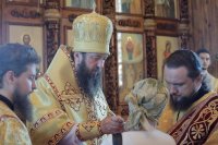 32-Собор всех святых, в земле Российской просиявших. Божественная Литургия в Свято-Покровском храме города Усть-Каменогорска