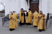 3-В канун 24-ой Недели по Пятидесятнице епископ Амфилохий возглавил служение всенощного бдения в Андреевском кафедральном соборе