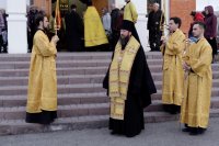 5-В канун 24-ой Недели по Пятидесятнице епископ Амфилохий возглавил служение всенощного бдения в Андреевском кафедральном соборе