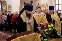 9-В канун 24-ой Недели по Пятидесятнице епископ Амфилохий возглавил служение всенощного бдения в Андреевском кафедральном соборе
