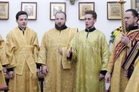 10-В канун 24-ой Недели по Пятидесятнице епископ Амфилохий возглавил служение всенощного бдения в Андреевском кафедральном соборе