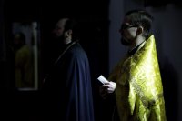 11-В канун 24-ой Недели по Пятидесятнице епископ Амфилохий возглавил служение всенощного бдения в Андреевском кафедральном соборе