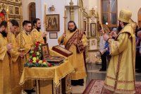 14-В канун 24-ой Недели по Пятидесятнице епископ Амфилохий возглавил служение всенощного бдения в Андреевском кафедральном соборе