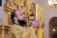 18-В канун 24-ой Недели по Пятидесятнице епископ Амфилохий возглавил служение всенощного бдения в Андреевском кафедральном соборе