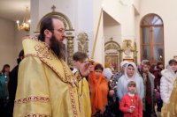 20-В канун 24-ой Недели по Пятидесятнице епископ Амфилохий возглавил служение всенощного бдения в Андреевском кафедральном соборе
