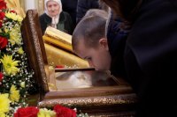 26-В канун 24-ой Недели по Пятидесятнице епископ Амфилохий возглавил служение всенощного бдения в Андреевском кафедральном соборе