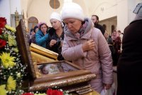 33-В канун 24-ой Недели по Пятидесятнице епископ Амфилохий возглавил служение всенощного бдения в Андреевском кафедральном соборе