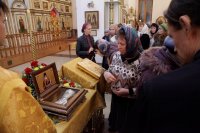 34-В канун 24-ой Недели по Пятидесятнице епископ Амфилохий возглавил служение всенощного бдения в Андреевском кафедральном соборе