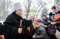 5-В неделю о Страшном Суде епископ Амфилохий сослужил митрополиту Астанайскому и Казахстанскому Александру в Вознесенском соборе Алма-Аты