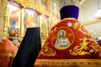 19-В неделю о Страшном Суде епископ Амфилохий сослужил митрополиту Астанайскому и Казахстанскому Александру в Вознесенском соборе Алма-Аты