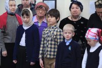 13-В Неделю Крестопоклонную Великого поста епископ Амфилохий совершил Божественную Литургию в Свято-Зиновьевском храме города Усть-Каменогорска