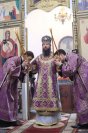 22-В Неделю Крестопоклонную Великого поста епископ Амфилохий совершил Божественную Литургию в Свято-Зиновьевском храме города Усть-Каменогорска