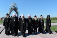 4-Участники торжеств, посвященных 145-летию создания Туркестанской епархии, посетили мемориальный комплекс «АЛЖИР» и храм в честь Акмолинских новомучениц 