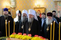 40-Участники торжеств, посвященных 145-летию создания Туркестанской епархии, посетили мемориальный комплекс «АЛЖИР» и храм в честь Акмолинских новомучениц 