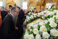 15-Мироточивый образ Богородицы «Умягчение злых сердец» принесен в Алма-Ату. Молебном перед святыней началось празднование 145-летия Туркестанской епархии в Южной столице страны