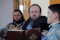 7-Служение епископа Амфилохия в канун Рождества Божией Матери