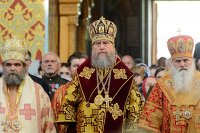 3-Управляющий Усть-Каменогорской епархией сослужил митрополиту Астанайскому и Казахстанскому Александру за Божественной Литургией в память 145-летия учреждения Туркестанской епархии в Южной столице Казахстана